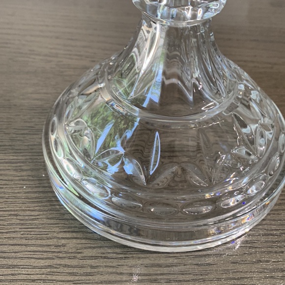 Vintage/Candle Holder Elegant Etched EUC. 
11” Tall ⭐️ LIKE NEW - Picture 4 of 12